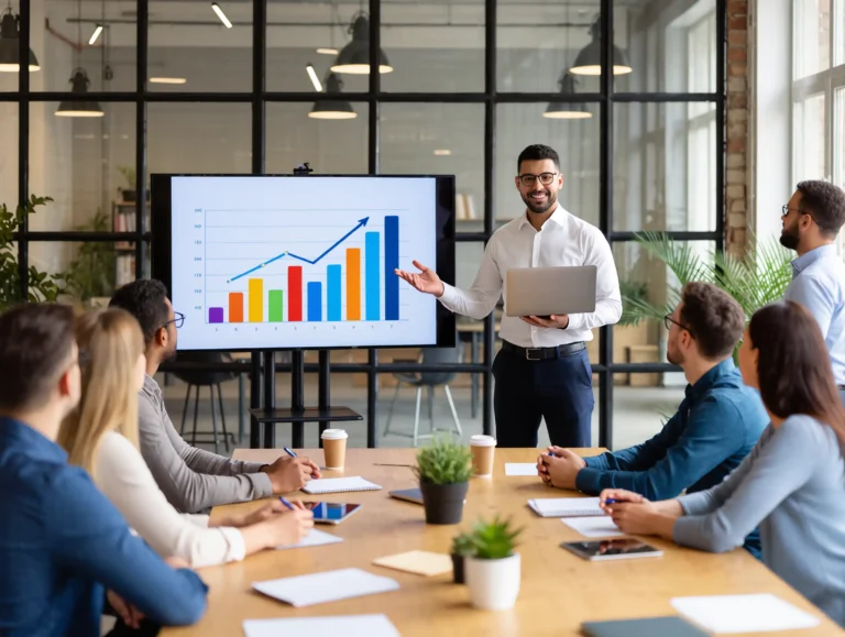 An international student brainstorming business idea