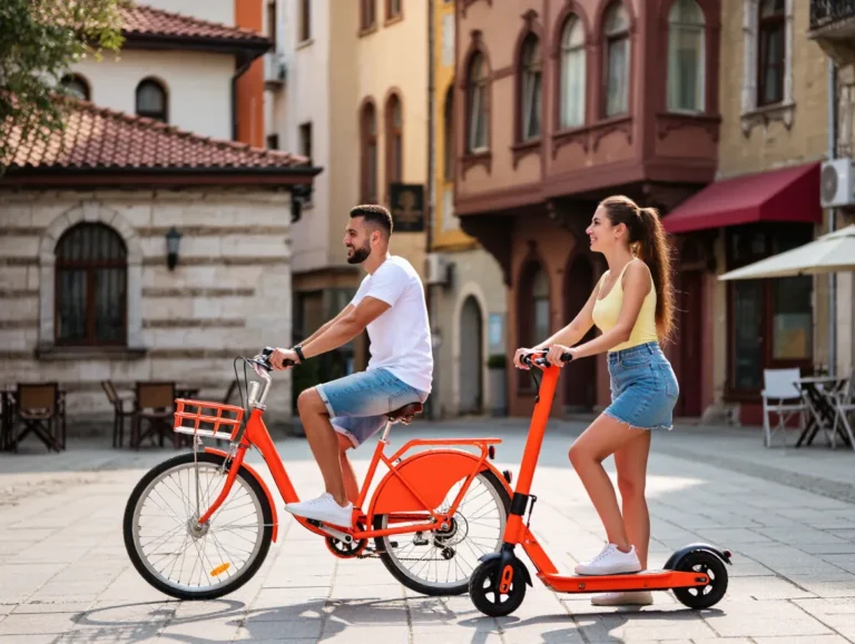 Bicycle and scooter rental costs and options Turkey