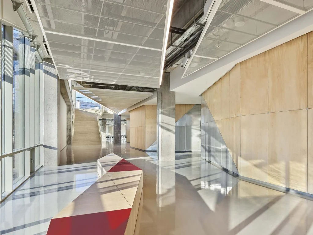 Özyeğin University Faculty of Architecture interior facade view