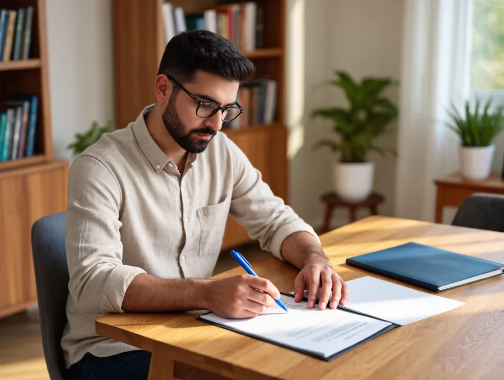 International students from the Middle East receive information about educational opportunities in Turkey.