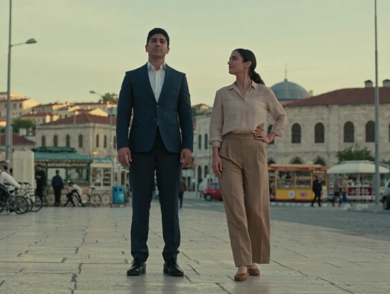 Two people reflecting societal gender roles and expectations in Turkey